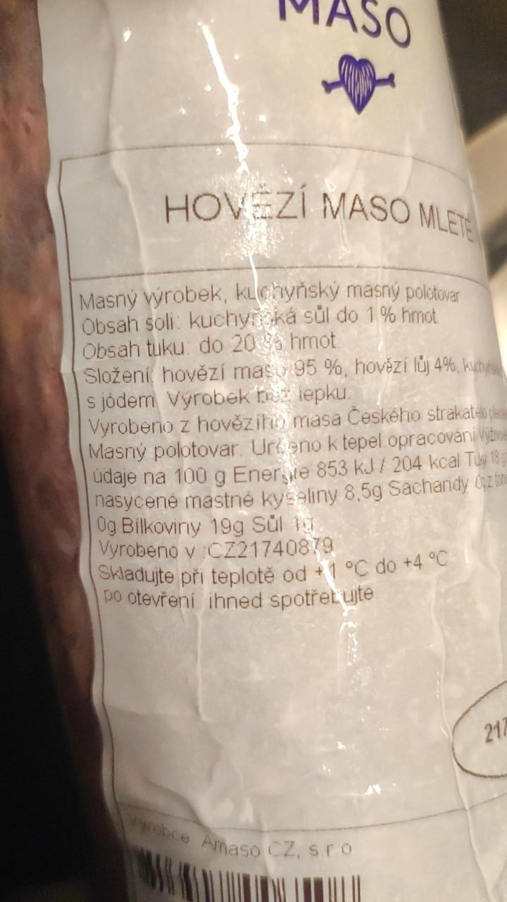 Fotografie - Hovězí maso mleté Naše Maso