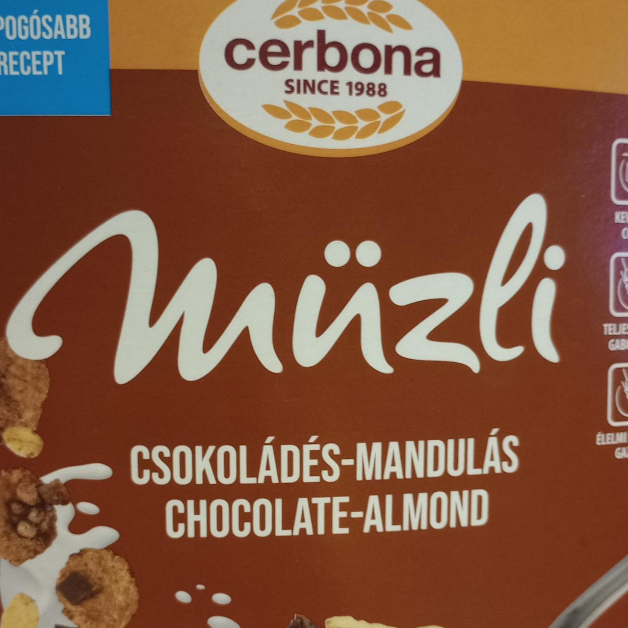 Fotografie - Müzli Chocolate-Almond Cerbona