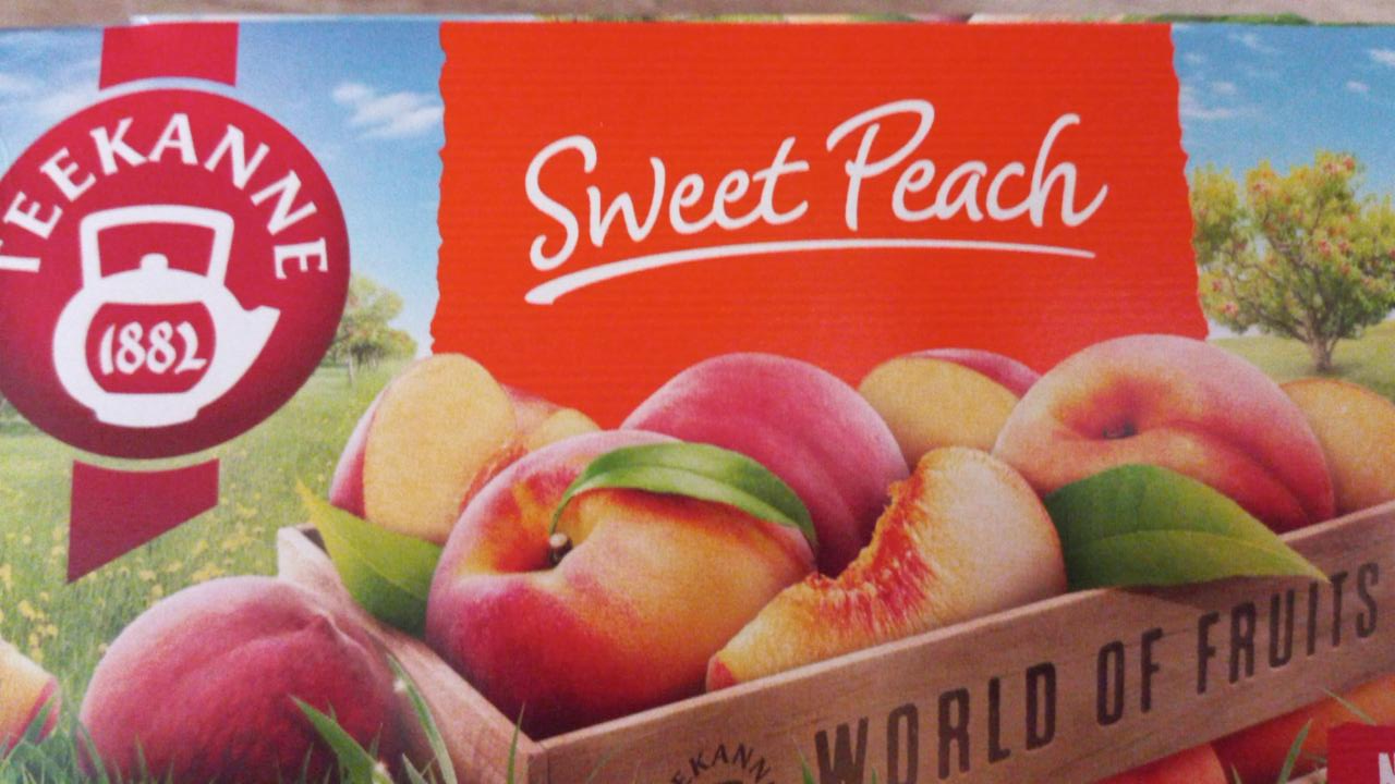 Fotografie - Sweet Peach Teekanne