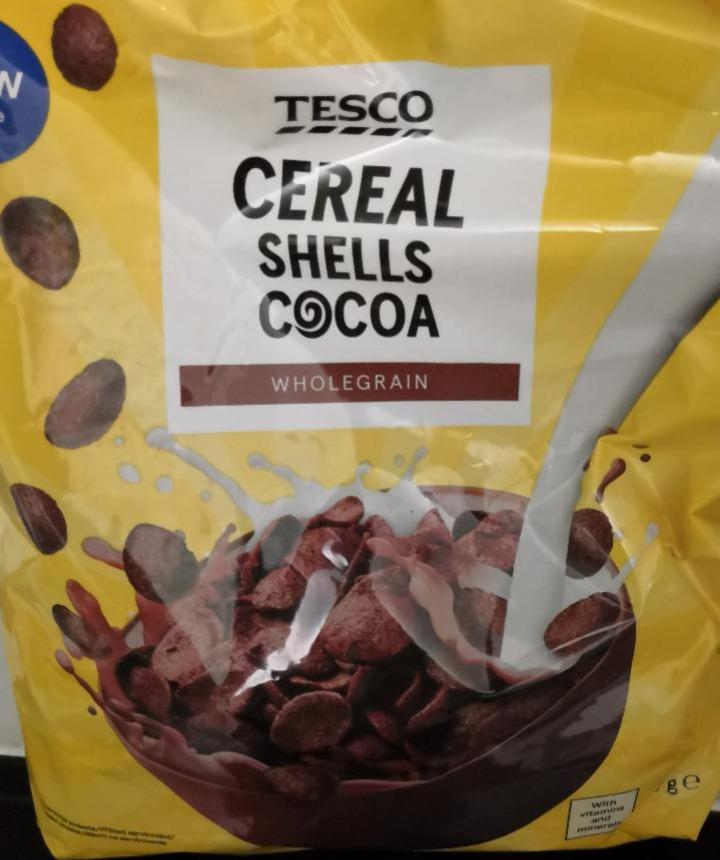 Fotografie - cereálie shells cocoa Tesco