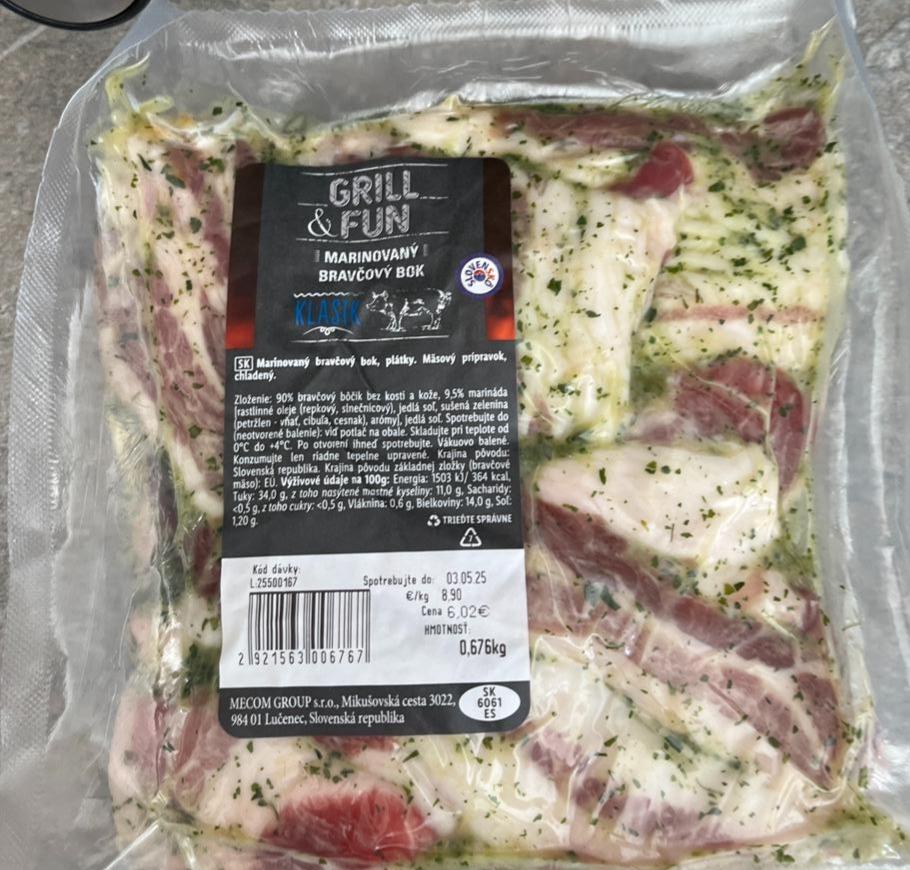 Fotografie - Marinovaný bravčový bok Grill & Fun