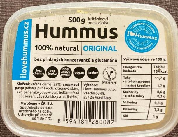 Fotografie - Hummus 100% natural Original