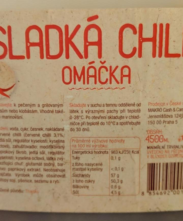 Fotografie - sladká chilli omáčka Makro