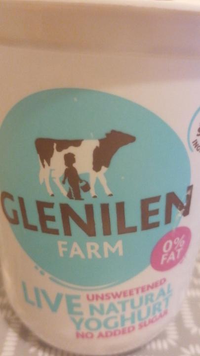 Fotografie - Glenilen Farm Live Natural Yoghurt 0% Fat