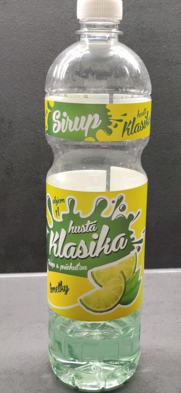 Fotografie - Sirup s príchuťou limetky hustá Klasika