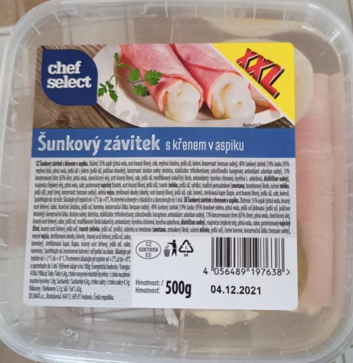 Fotografie - Šunkový závitok s chrenom v aspiku Chef Select