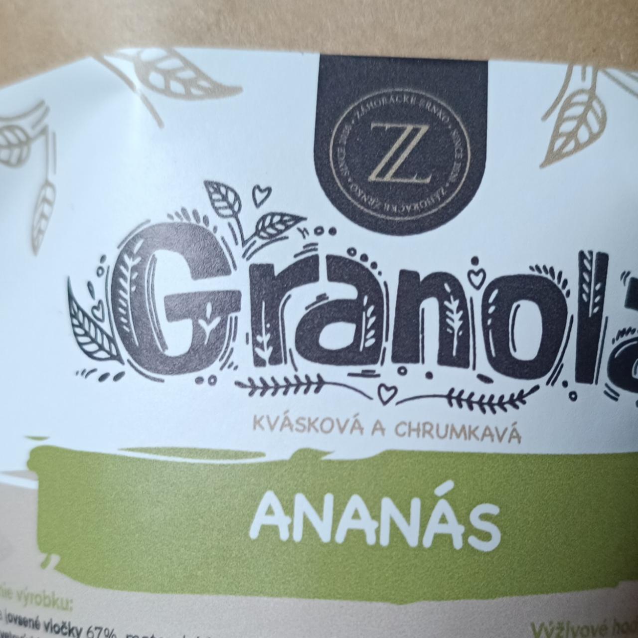 Fotografie - Granola Ananás ZZ