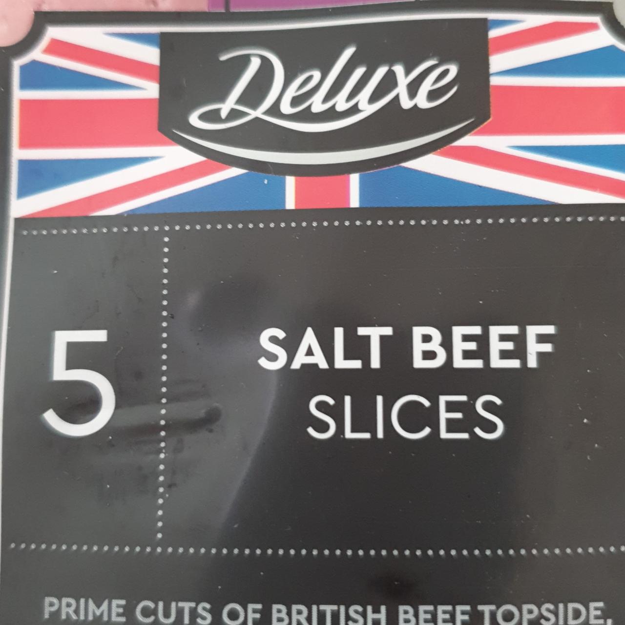 Fotografie - salt beef slices deluxe
