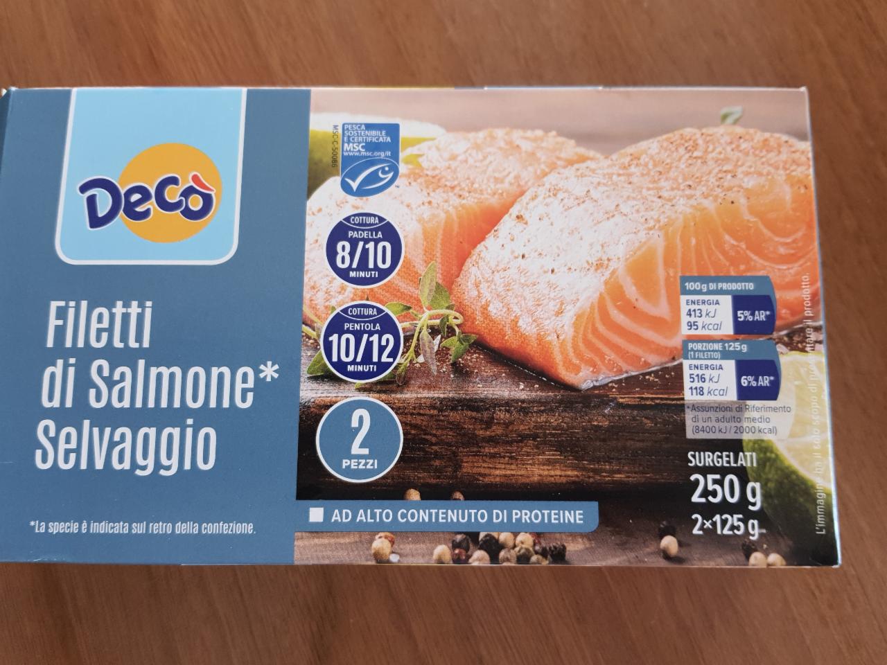 Fotografie - Filetti di Salmone Selvaggio