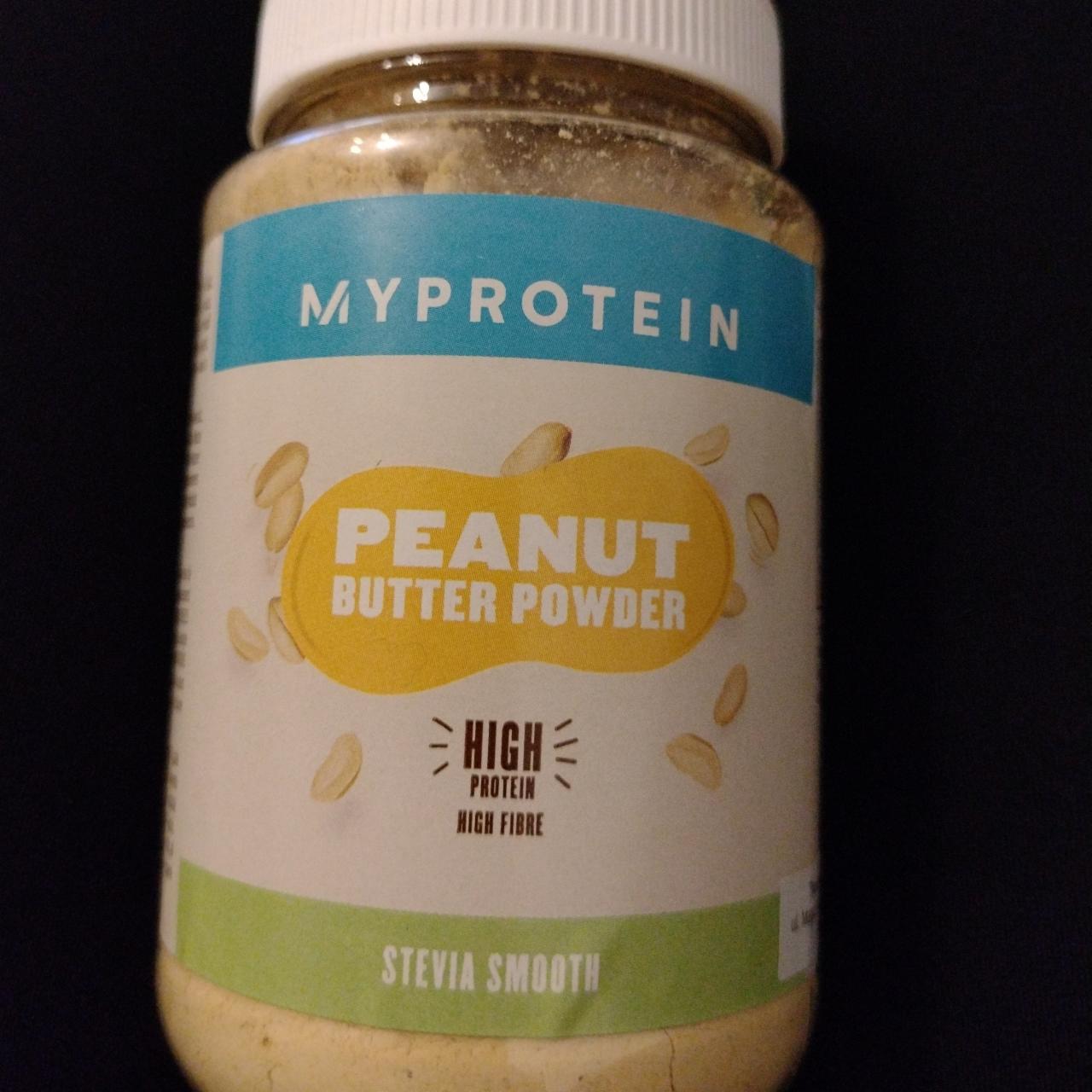 Fotografie - Peanut butter powder Stevia Smooth MyProtein