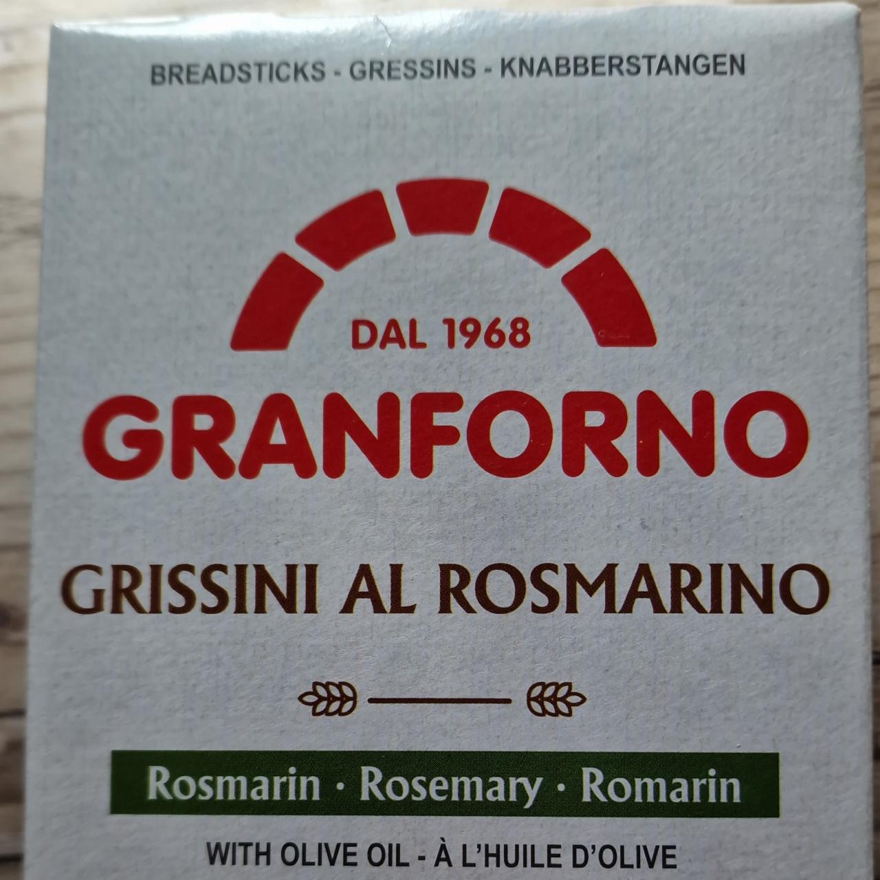 Fotografie - Grissini al rosmarino Granforno