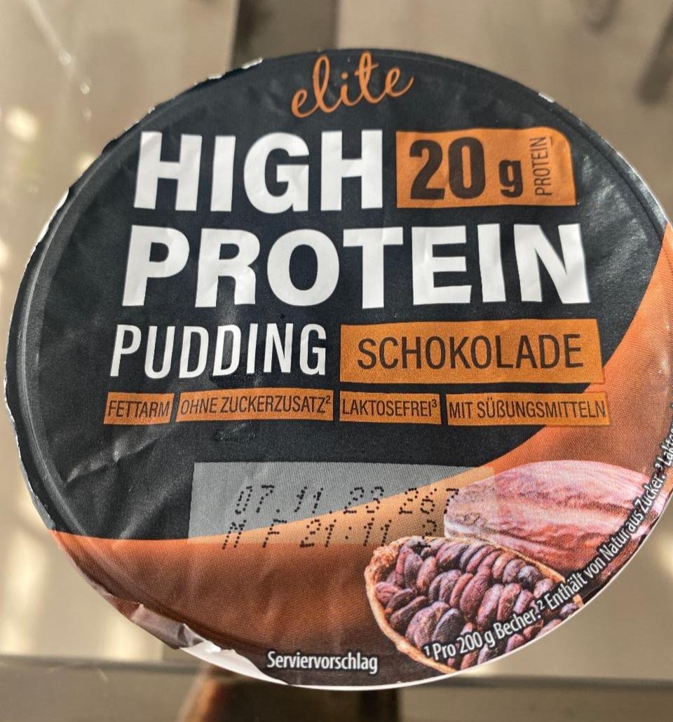 Fotografie - High Protein Pudding Schokolade Elite