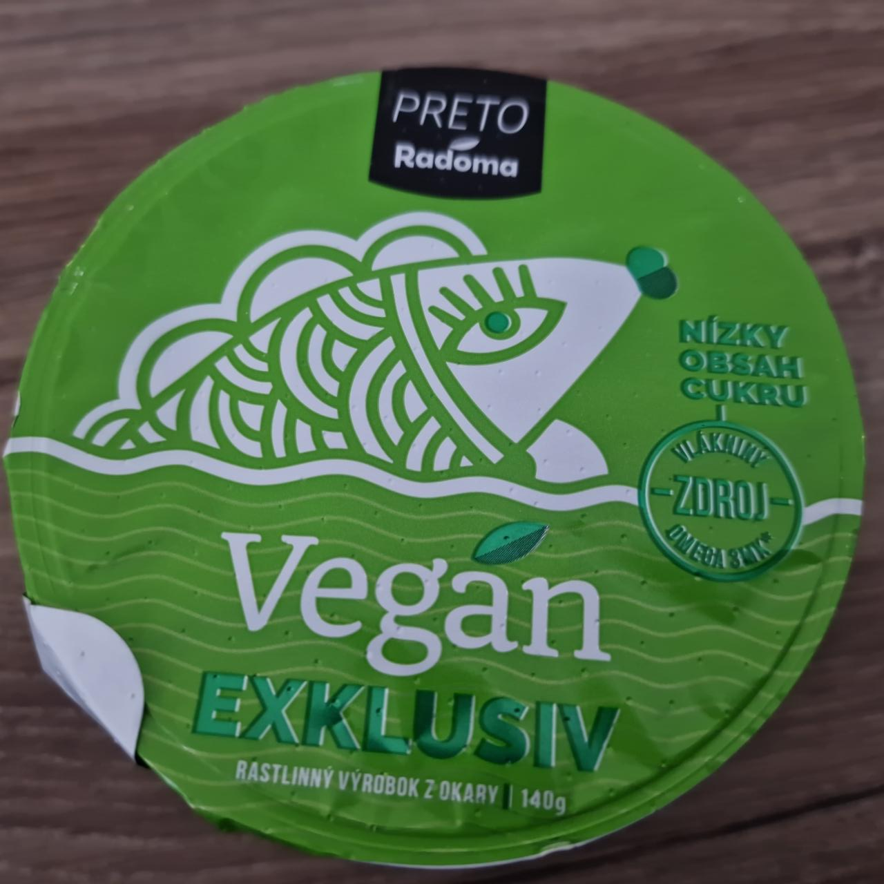 Fotografie - Vegan Exklusiv Preto Radoma