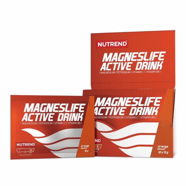 Fotografie - Magneslife Active Drink Orange Nutrend