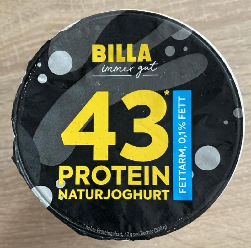 Fotografie - Naturjoghurt 43 Protein 0,1% Fett Billa