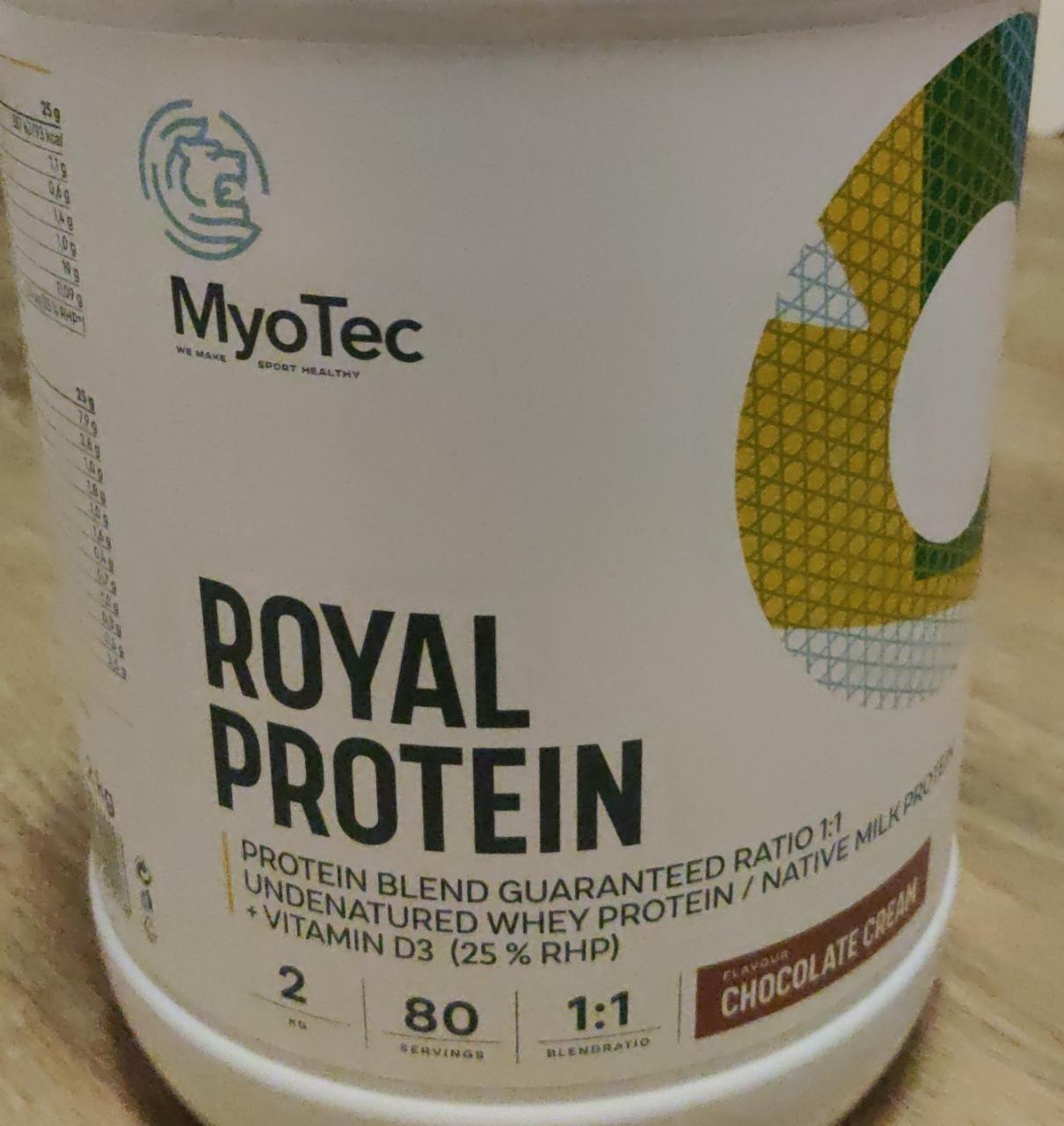 Fotografie - Royal Protein Chocolate cream MyoTec