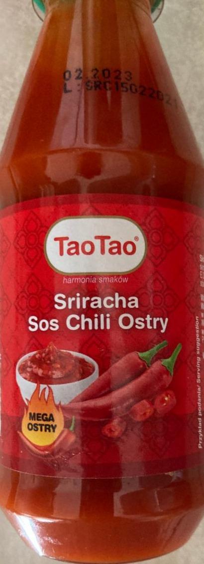 Fotografie - Tao Tao Sriracha SOS Chili Ostry