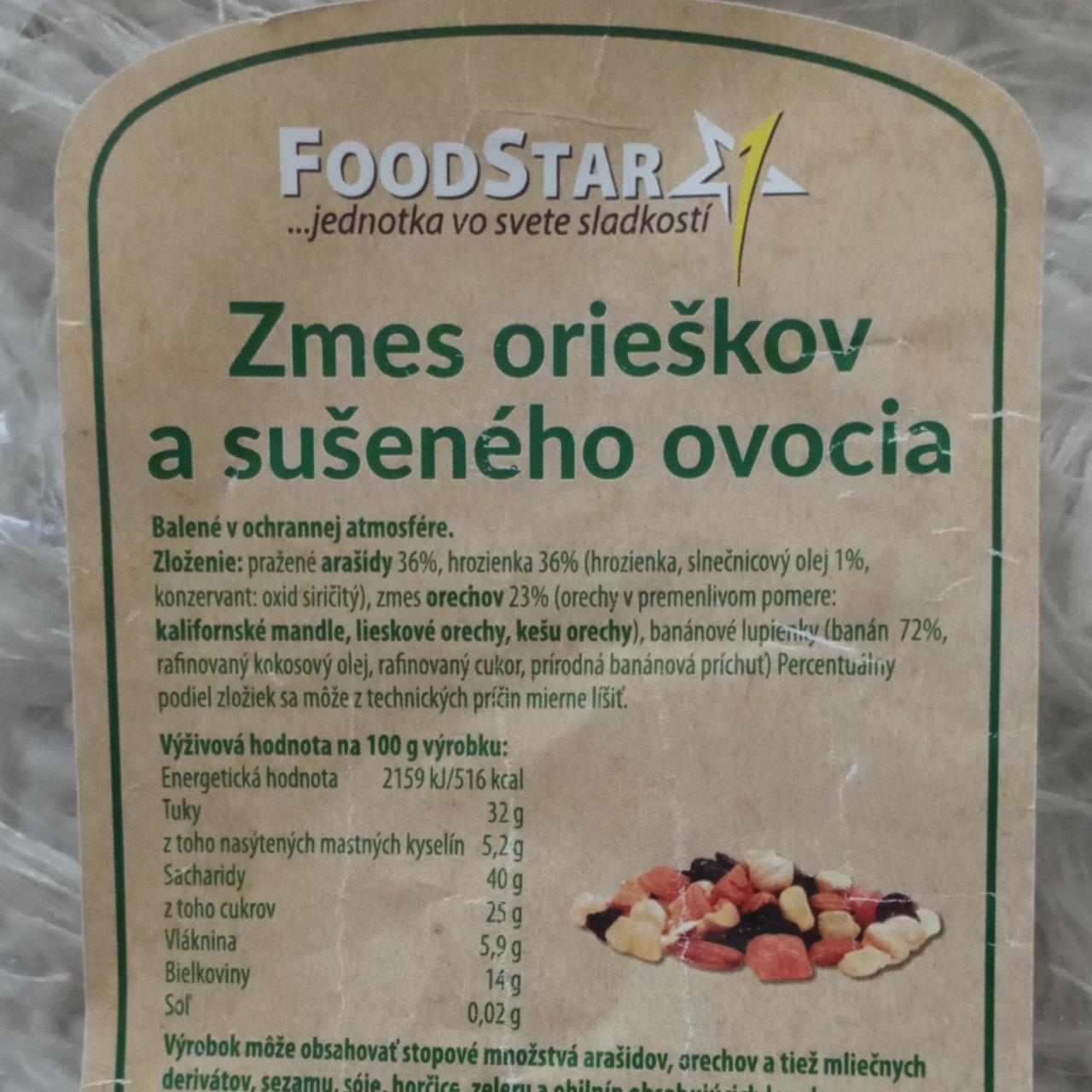 Fotografie - Zmes orieškov a sušeného ovocia FoodStar