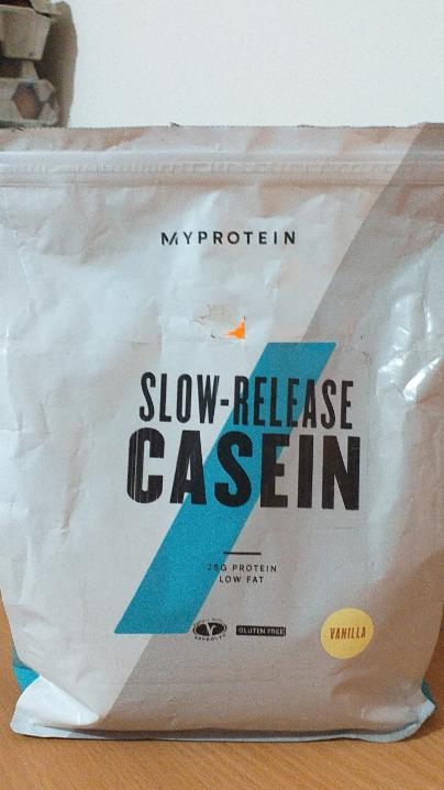 Fotografie - Slow Release Casein Vanilla MyProtein