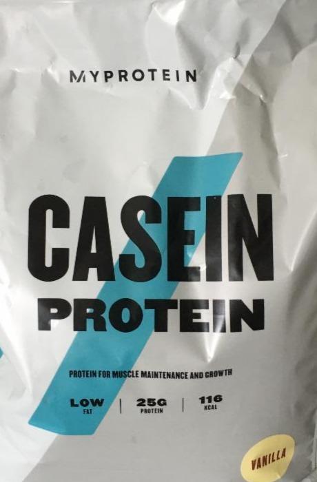 Fotografie - Slow Release Casein Vanilla MyProtein