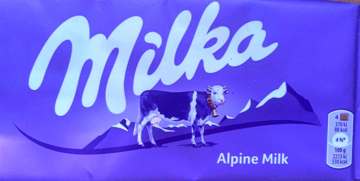 Fotografie - Milka čokoláda mliečna
