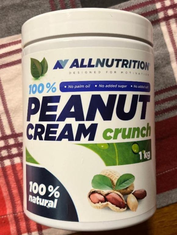 Fotografie - Peanut Cream Crunch 100% natural Allnutrition