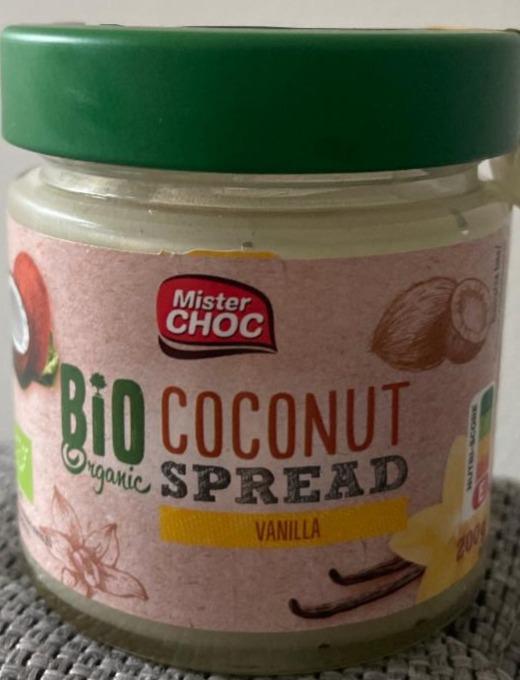 Fotografie - Coconut spread Vanilla Bio Organic Mister Choc