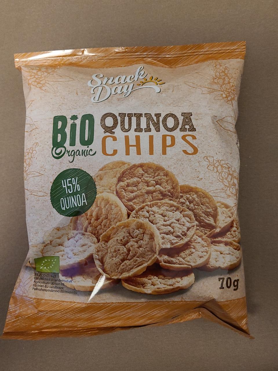 Fotografie - Quinoa chips Bio Organic Snack Day