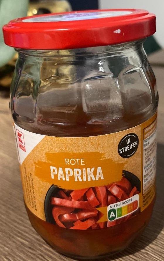 Fotografie - Rote Paprika in streifen K-Classic