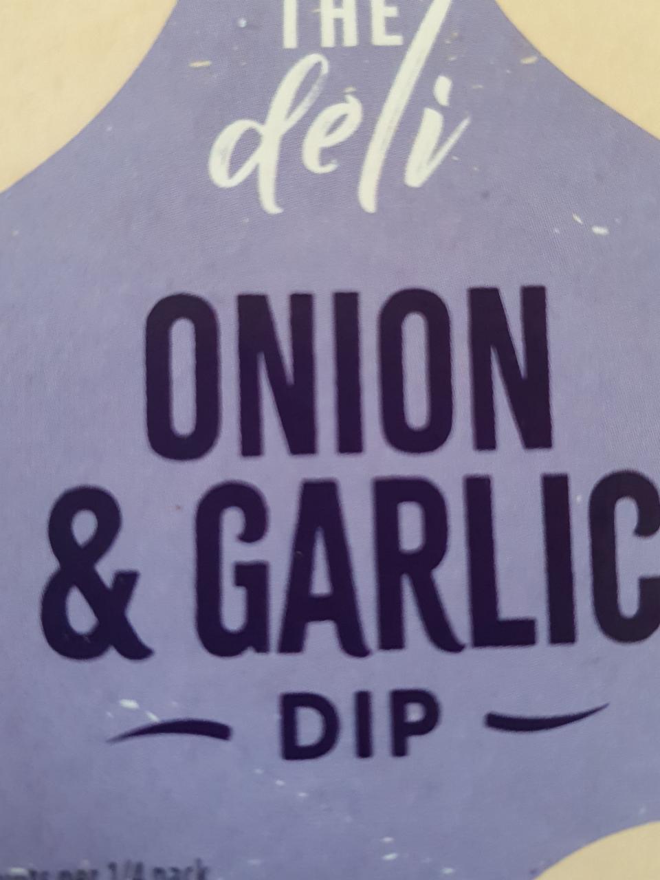 Fotografie - onion & garlic dip deli