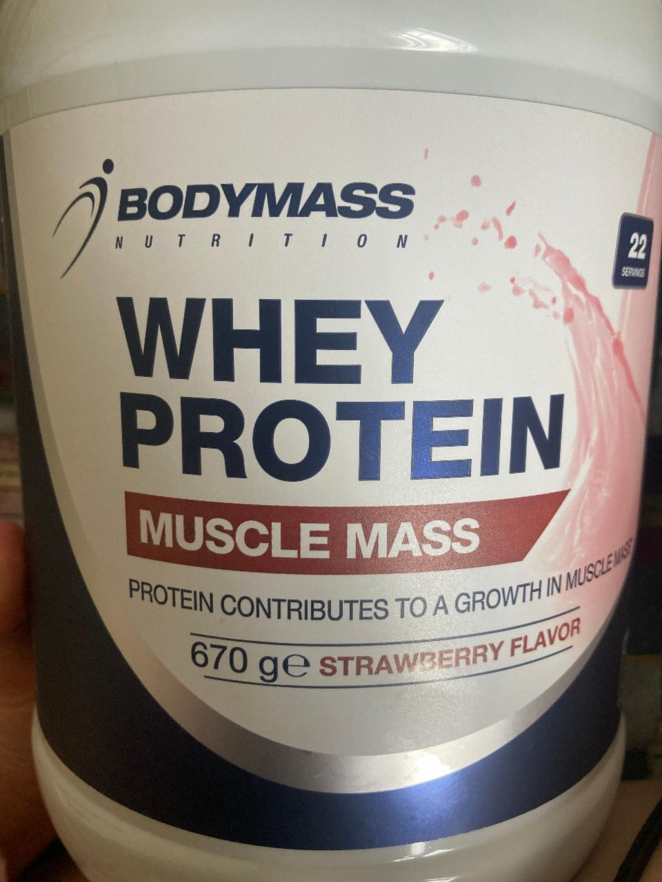 Fotografie - Bodymass Whey Protein Strawberry Flavor