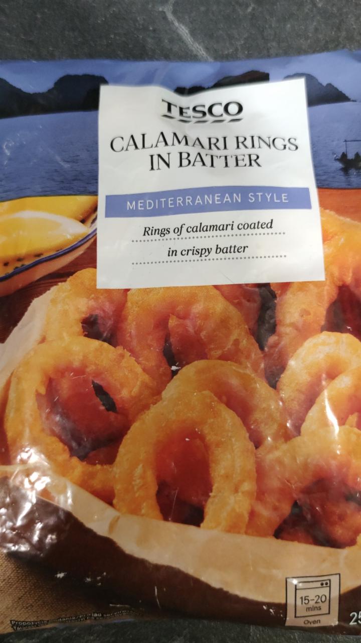 Fotografie - Calamari rings in batter Tesco