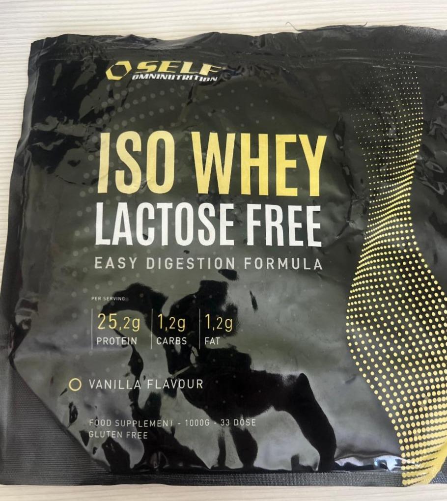 Fotografie - Iso Whey Lactose free Easy digestion formula Vanilla flavour Self