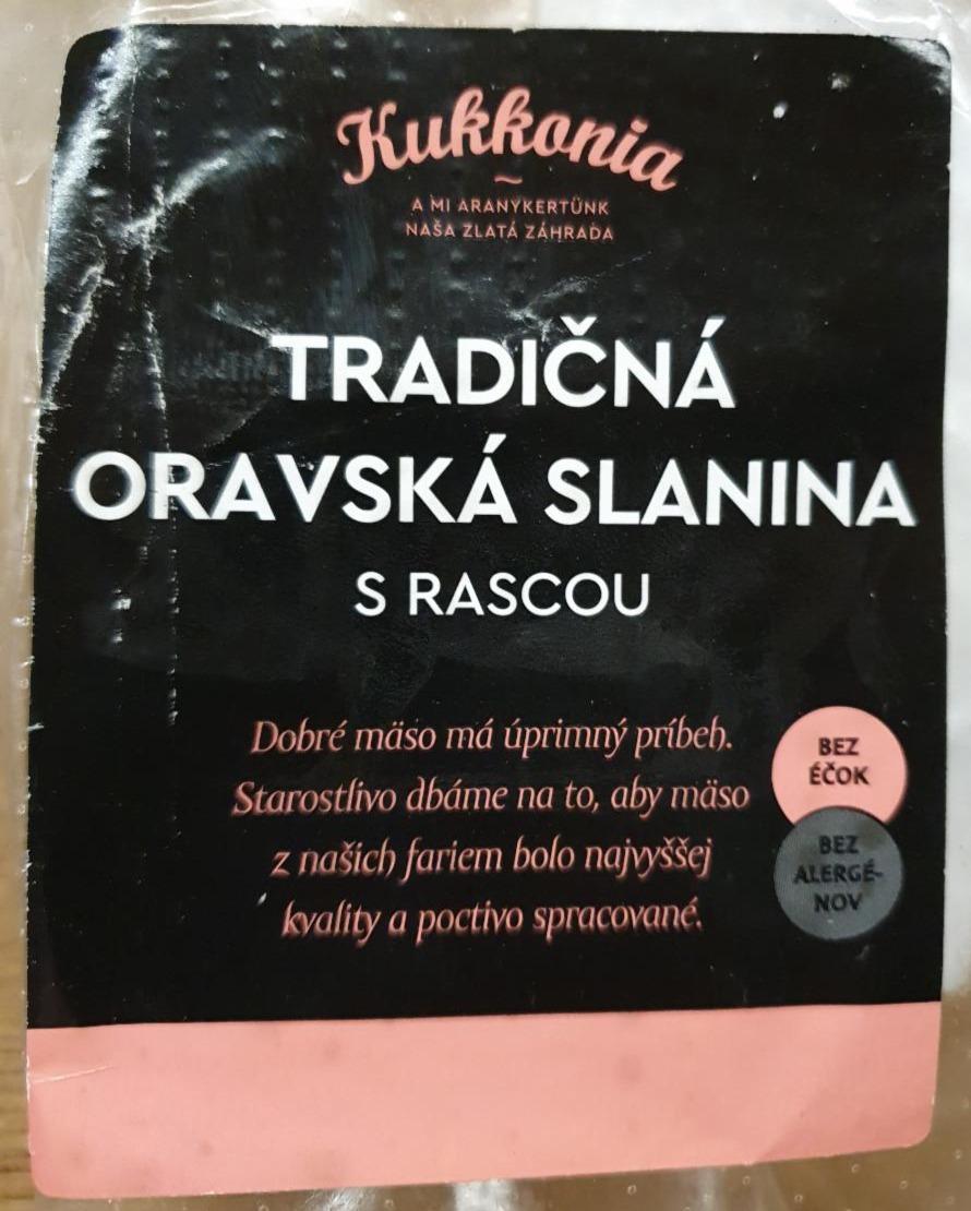 Fotografie - Tradičná oravská slanina s rascou Kukkonia