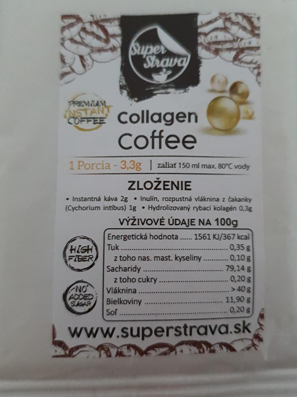 Fotografie - Collagen coffee Super strava