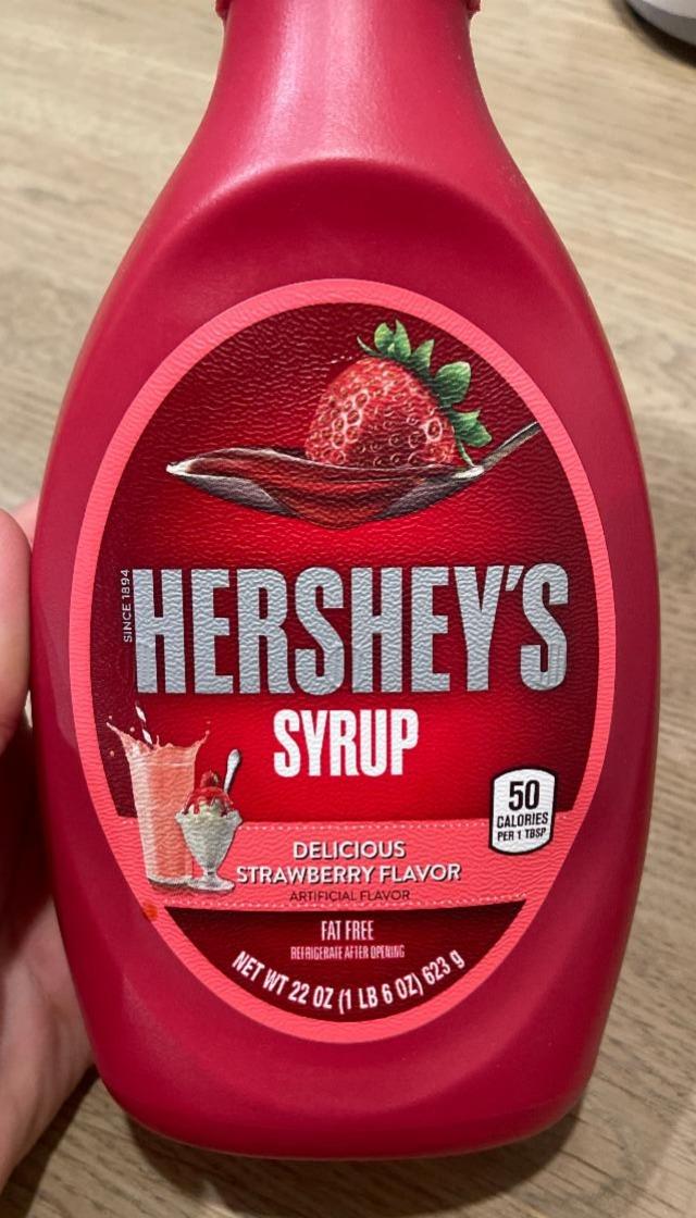 Fotografie - Syrup Delicious Strawberry Flavor Hershey's
