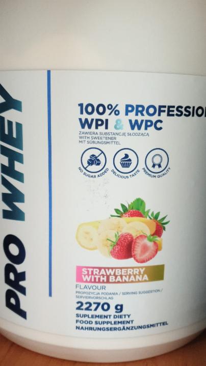 Fotografie - Allnutrition Pro Whey Strawberry with Banana