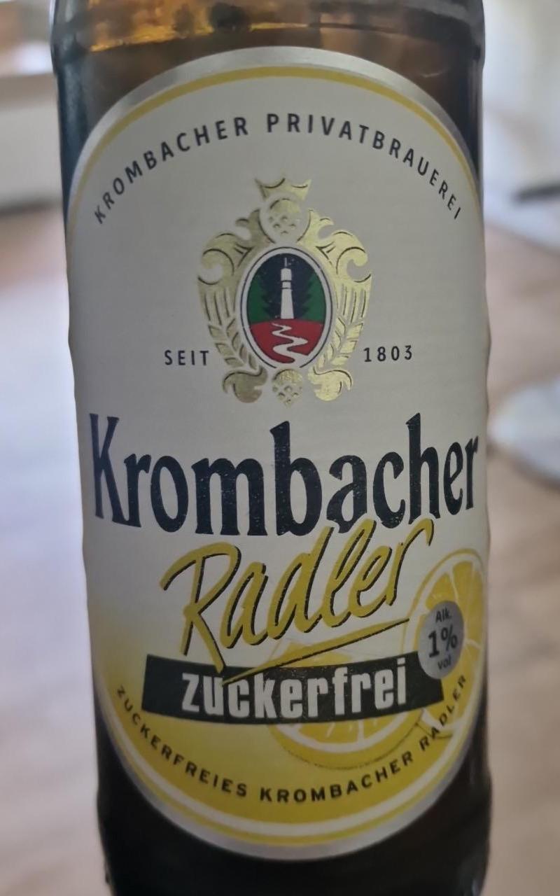 Fotografie - Krombacher Radler zuckerfrei