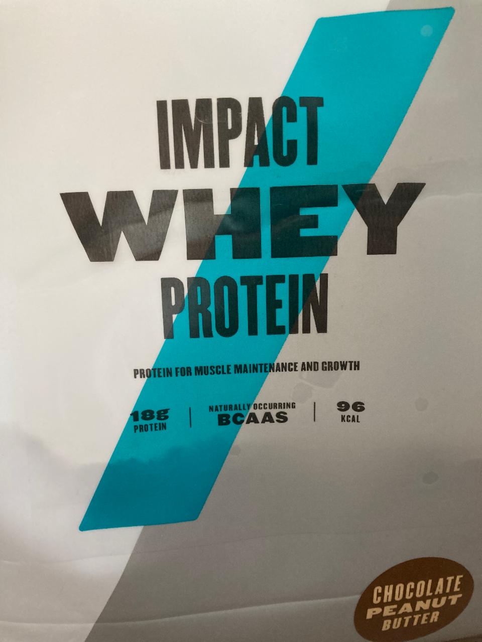 Fotografie - Impact Whey Protein Chocolate Peanut Butter Myprotein