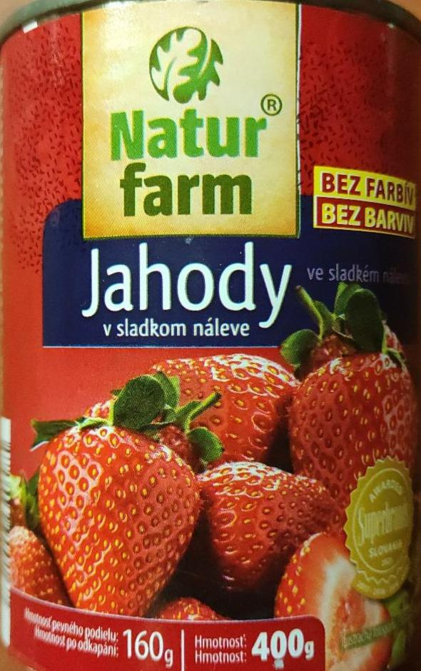 Fotografie - jahody v sladkom náleve Natur farm