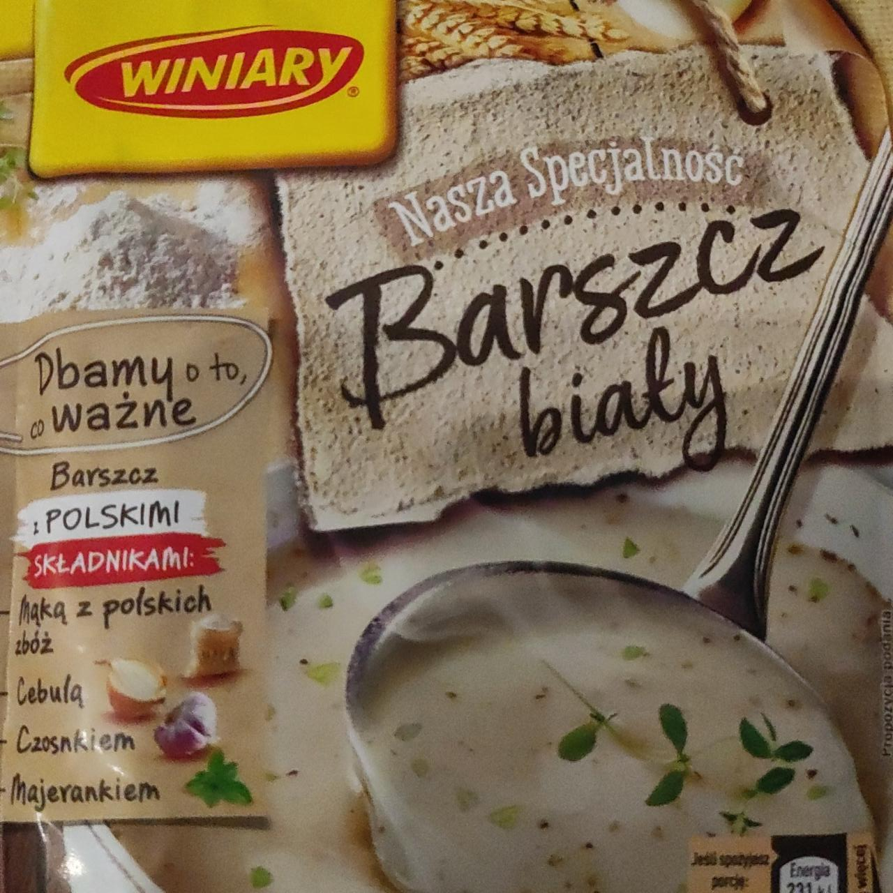 Fotografie - Barszcz bialy WINIARY