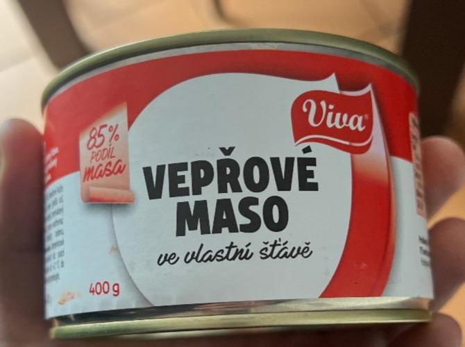 Fotografie - Vepřové maso ve vlastní šťáve Viva