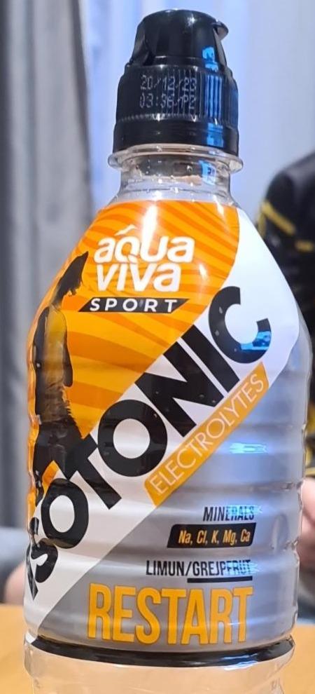 Fotografie - Isotonic Electrolytes Restart Limun/Grejpfruit Aqua Viva Sport
