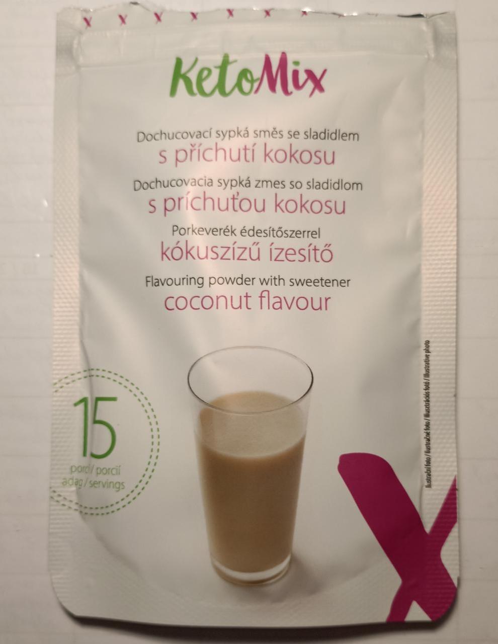 Fotografie - Dochucovacia sypká zmes so sladidlom s príchuťou kokosu KetoMix