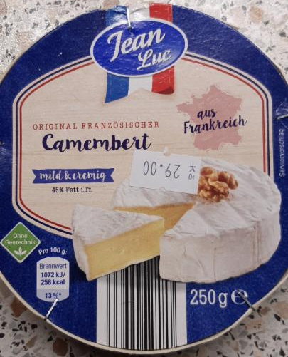 Fotografie - Original Französischer Camembert Jean Luc