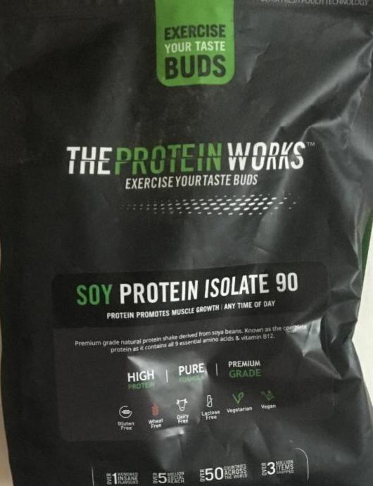 Fotografie - Soy Protein 90 Isolate Chocolate The Protein Works