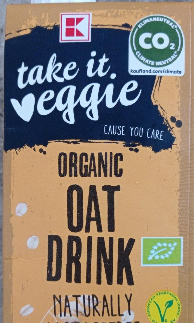 Fotografie - Take it veggie Organic oat drink naturally Kaufland