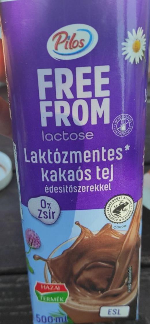 Fotografie - free from lactose laktozmentes kakaos tej