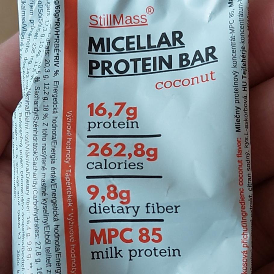 Fotografie - Micellar Protein Bar coconut StillMass