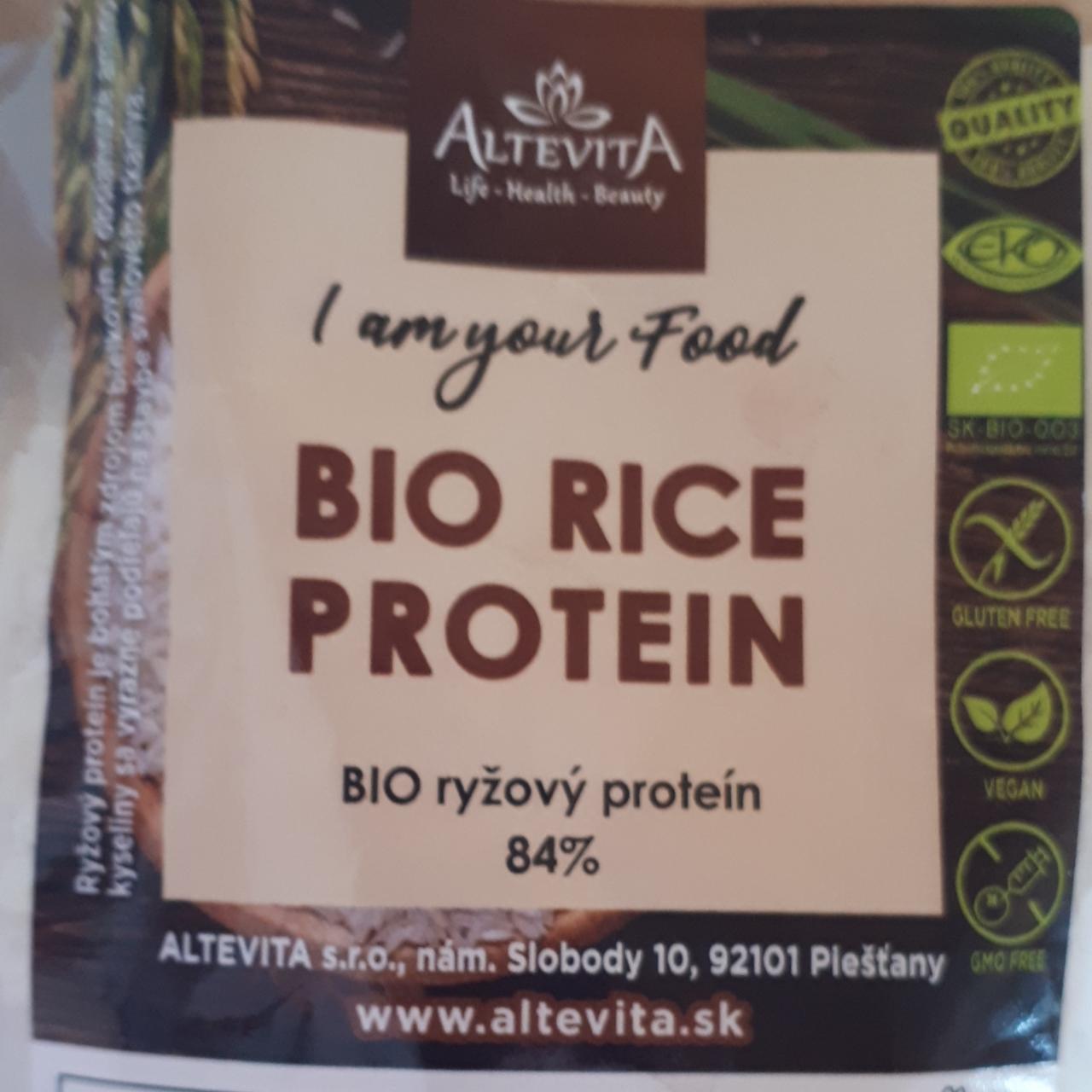 Fotografie - Bio Rice Protein Altevita